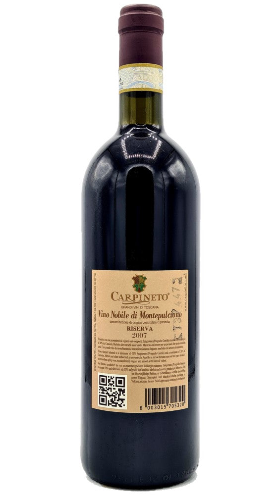 Carpineto - Vino Nobile di Montepulciano DOCG Riserva cl.75 2007 – Cassetta in legno