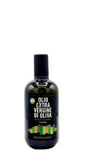 bottiglia di olio extra vergine di oliva azienda agricola di filippo biologico cl 50